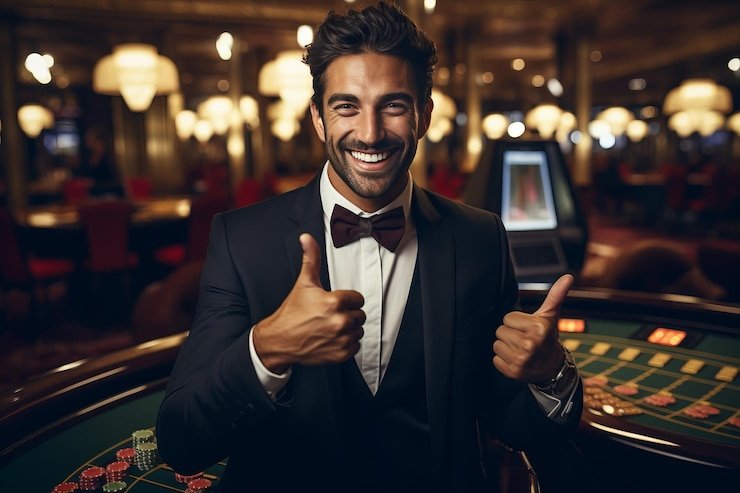 Halaman permainan live dealer blackjack di aplikasi Android