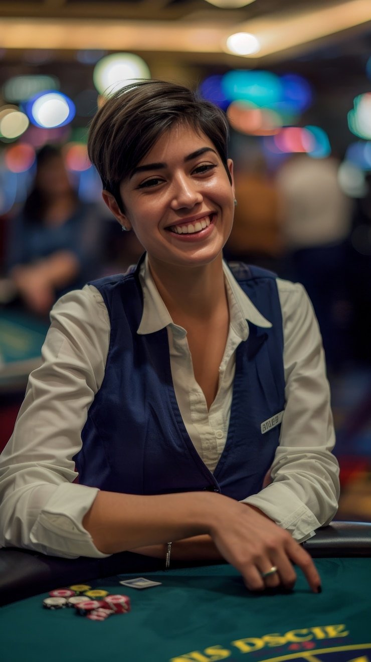 Ruang baccarat live dengan statistik permainan