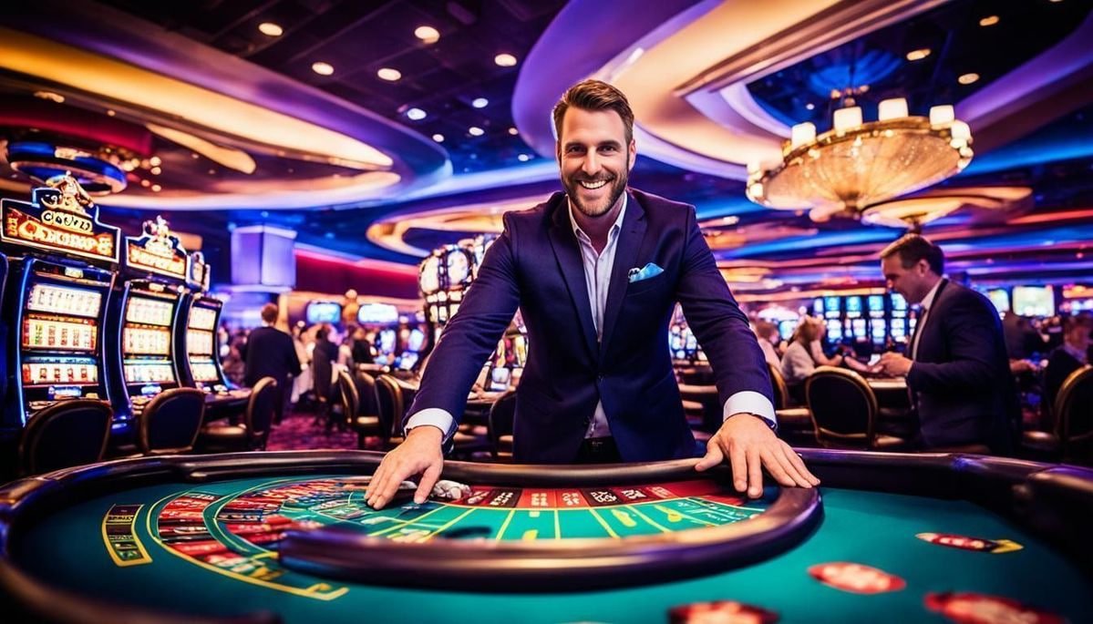 Antarmuka slot Aviator dengan grafis modern di bima spin